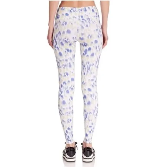 ALO Yoga airbrush legging cheetah Small blue yello - Picture 2 of 9